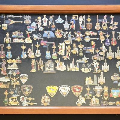 Displayed Hard Rock Pins - Lot 8 (LR)