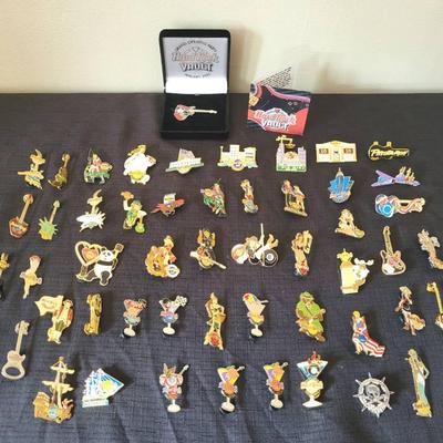 Hard Rock Pins: USA - Lot 8 (LR)