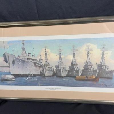 “Tender AD-15 With Destroyers” Walter Brighweel