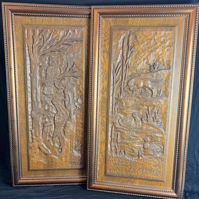 Black Forest Wood Art Panels (2)