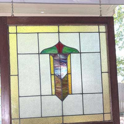 Stained Glass Window Panel