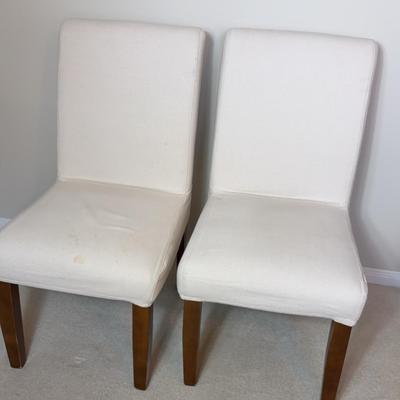 Slipcovered Dinning Chairs Set 1/ SECOND FLOOR