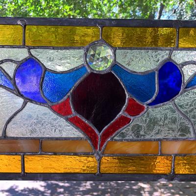 Stained Glass Window Panel-Rectangle  
