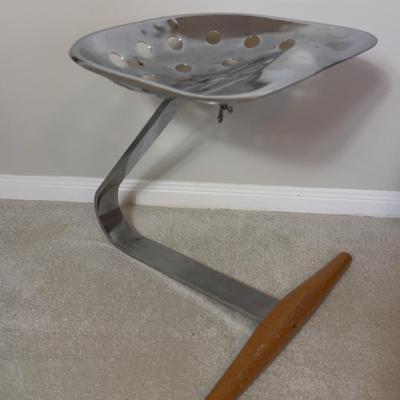 Chrome Plated Steel Stool / SECOND FLOOR