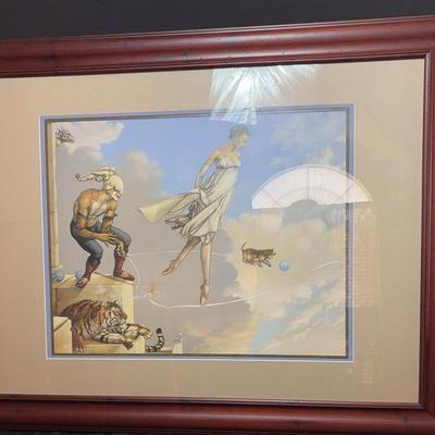  "Ribbon Dancer" art print by Michael Parkes