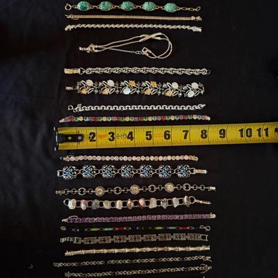 Lot 505: More Costume Bracelets And A Bit More