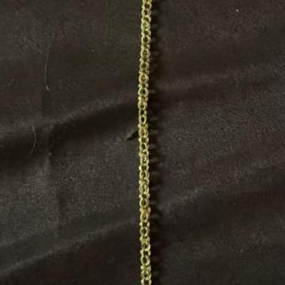 Lot 446: 10K Yellow Gold Chain Bracelet – 1.6 Grams