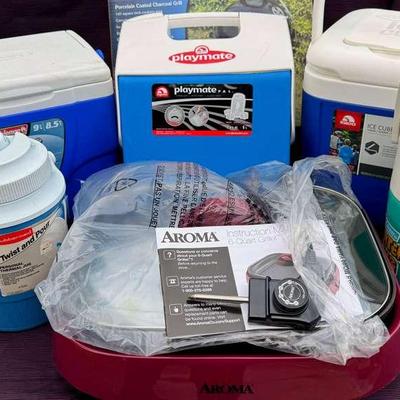 Lot 126:  Coolers And Grills
