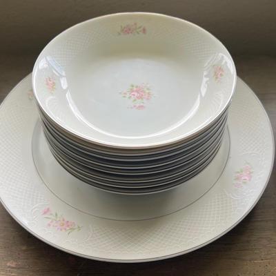 Lot 310: Cotillion Fine China Bowls And Plates 