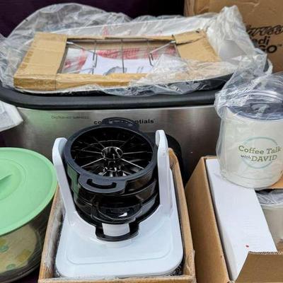 Lot 122:  Cooks Roaster Oven, Batter Bowl, Mini Grill