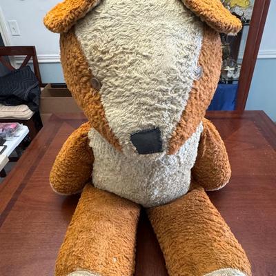 Lot 209: Vintage XL Stuffed Nursery Bear