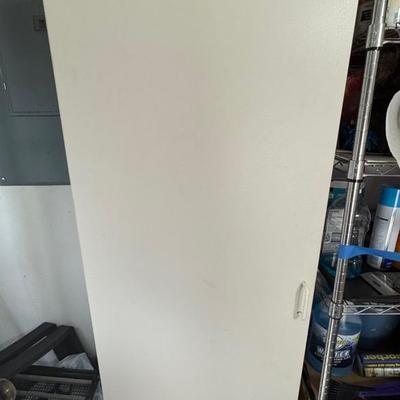 Lot 248: White Laminate Storage Cabinet 
