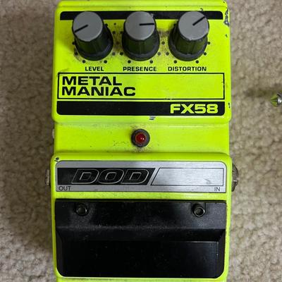 Lot 304: DOD Metal Maniac FX58 Pedal