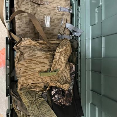 Lot 333: Mystery Trunk Full Of Vintage Tack Gear - Plano Storage Box