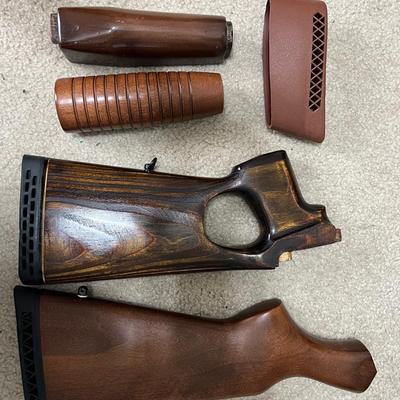 Lot 355: Wooden Rifle Stocks and Handguards