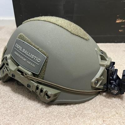 Lot 337: Team Wendy Ballistic Tactical Helmet With Mount 