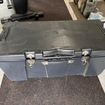 Lot 245: Heavy Duty Plastic Tactical/Storage/Utility Lock Box 