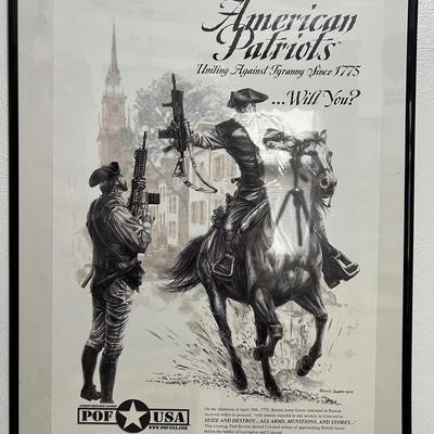 Lot 303: Prints For Patriots - Wall Art For Gun Enthusiasts