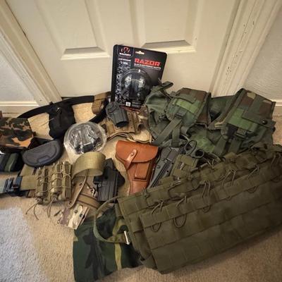 Lot 283: Tactical Gear And Accessories 