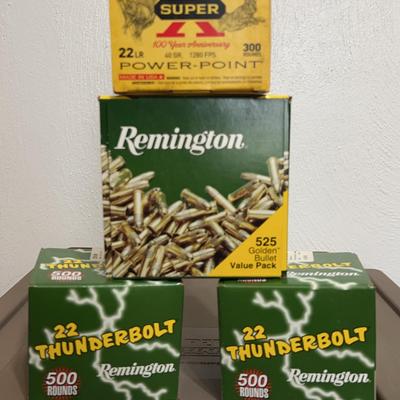 Lot 321: Mixed .22 LR Ammunition Lot – Unopened And Open, Collector Tin Winchester And Remington