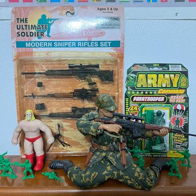 Lot 300: The Ultimate Soldier Collectible Action Figure With Accessory Package And More