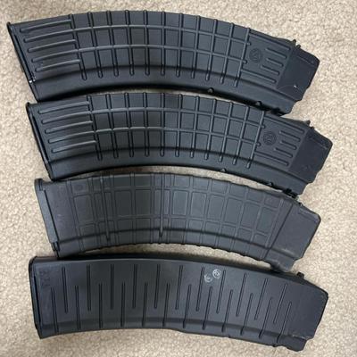Lot 342: Assorted AK Magazines – 23 Total  Large mixed lot of 23 AK magazines in various calibers an