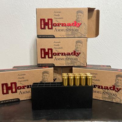 Lot 315: Hornady Match .308 WIN 168 gr BTHP Ammunition – Lot of 109 Rounds
