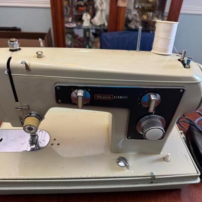 Lot 211: Vintage Sears Kenmore Sewing Machine 