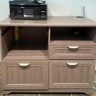 Shelving Unit And Epson Xp 830 Expression Premium Printer