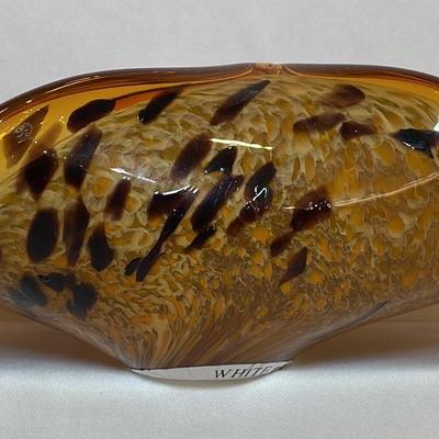Vintage Modern Italian Murano Art Glass Bowl