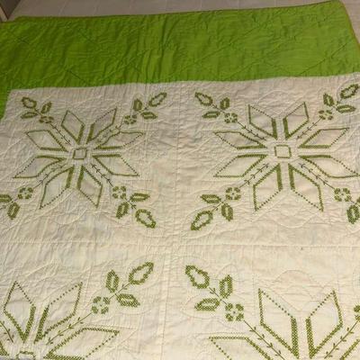 Green/Cream Quilt #2