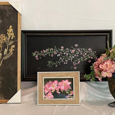 Floral Prints, Vase and Decor