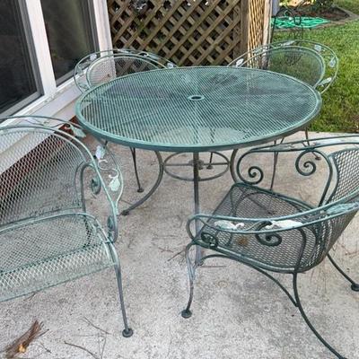 Iron Patio Set