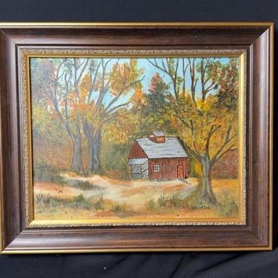 Fall Colors Oil On Canvas 