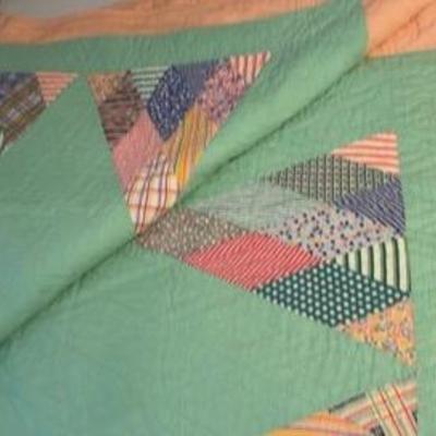 Multi Color Handmade Quilt #1