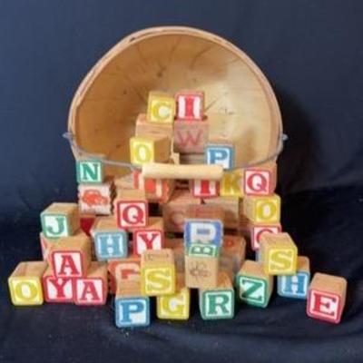 Vintage Wooden Blocks 