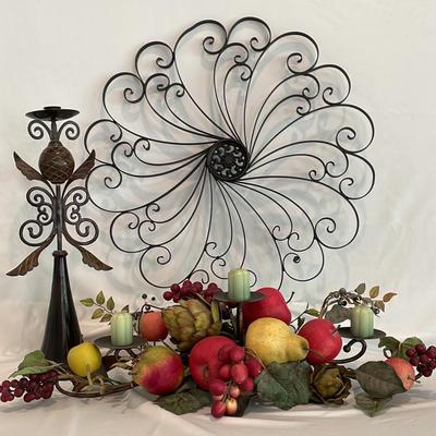 Metal Decor For Dining And Living Areas