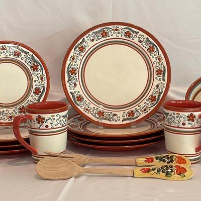 Tabletops Gallery, Toscana Plate Set
