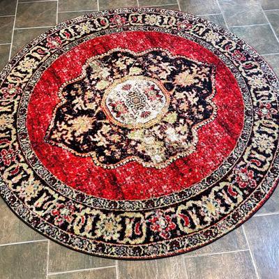 78” Round Rug