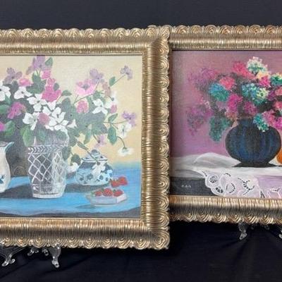 Beautiful Floral Oil Plantings 