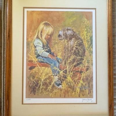 Vintage Print Signed By Zemsky And Numbered 