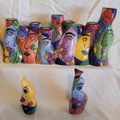 Modern Art Menorah 