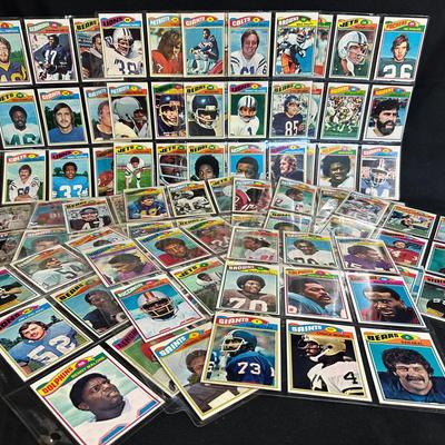 1977 Tops Football Cards, Many Rookies