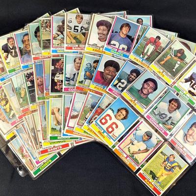 117 1974 NFL Cards, Mostly Rookies (Topps)