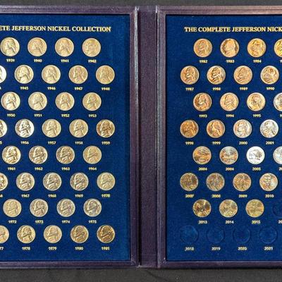 Jefferson Nickel Set, From 1938 - 2015