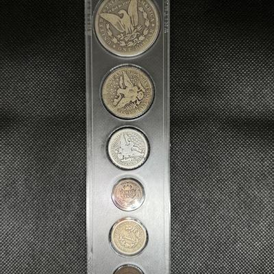Silver U.S. Coins 1900 - 1910, Type Set