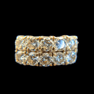 18K White Gold Diamond Ring, NAGL Appraised 