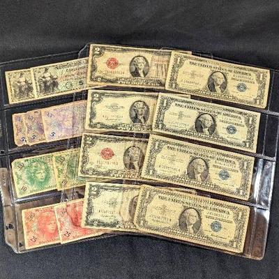 US Notes - US Military Payment Certificates $1 & $2 Notes