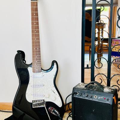 Fender Starcaster Strat Electric Guitar, Amplifier and Accessories