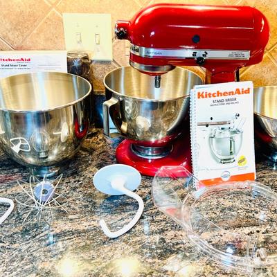 Kitchen Aid Red Stand Mixer 